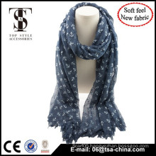 Free Sample New arrive design blend material fashionable scarf for lady